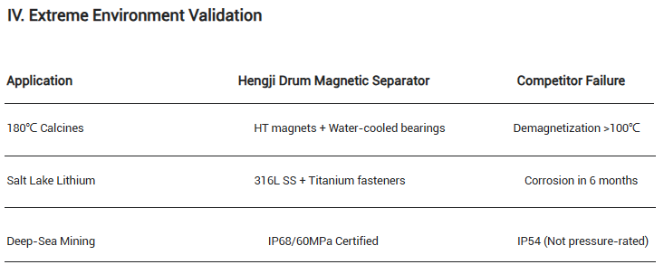 Extreme Environment Validation